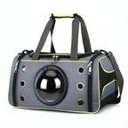 Green cat carrier bag