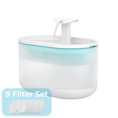 Cat Water Fountain | Quiet Pet Drinking Fountain | 5-Layer Filter | BPA-Free | Flow & Bubble Modes