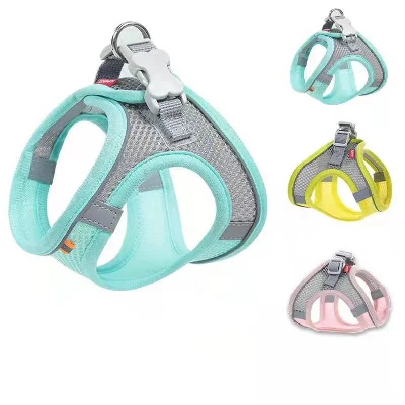 Mesh pet harness detail