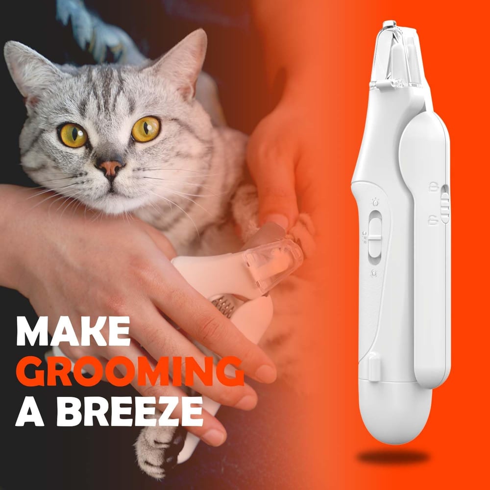 Rechargeable pet nail grinder