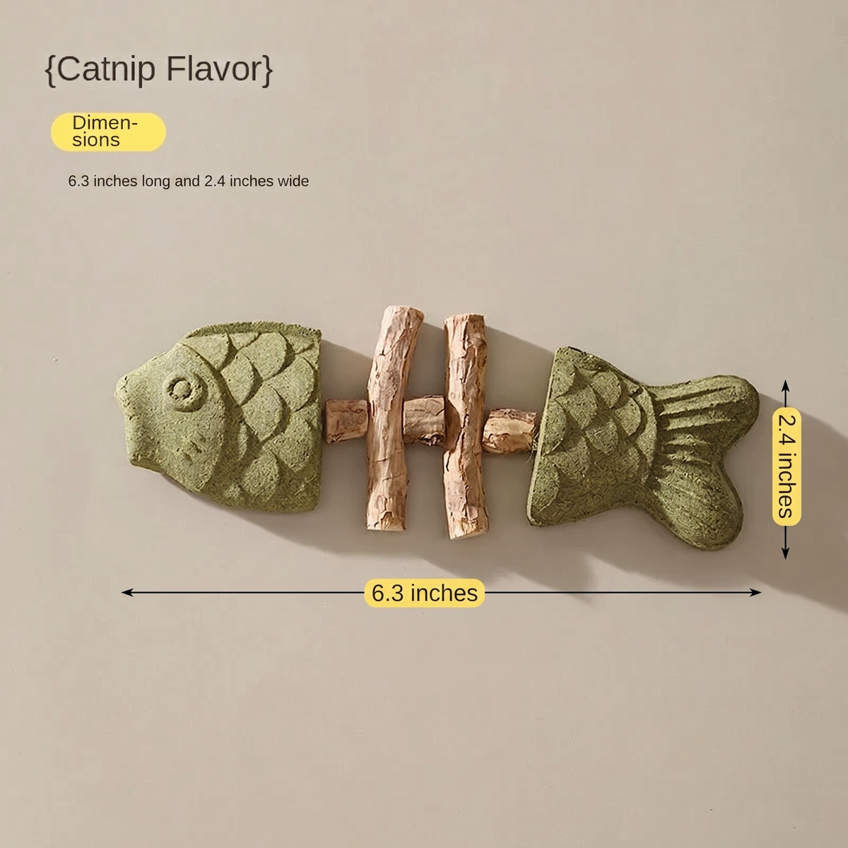 Catnip flavour chew toy