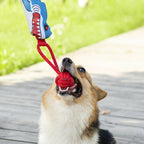 Tug and fetch dog toy
