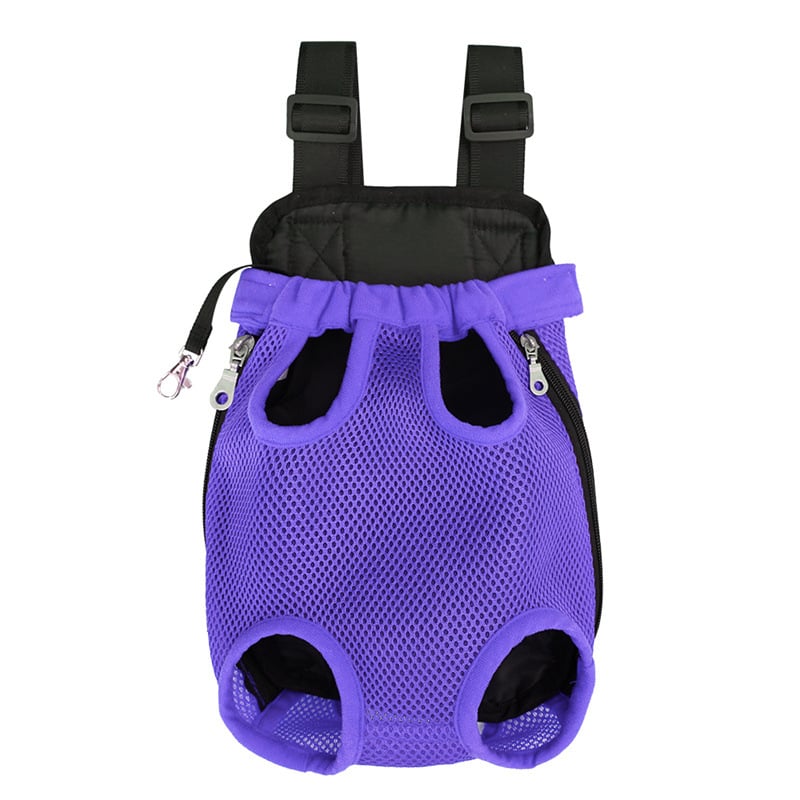 Purple pet carrier backpack