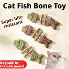 Cat fish bone toy