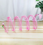 Sisal cat toy in pink