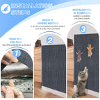 Cutting and attaching the scratch pad