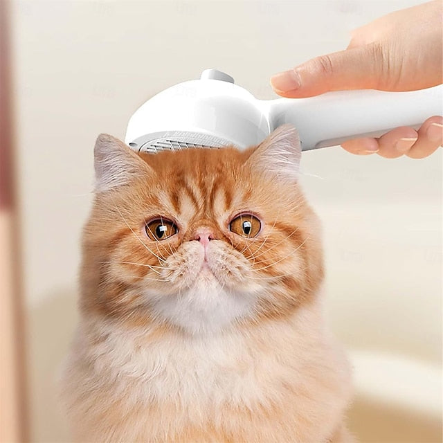 Cat & Dog Brush | Deshedding Brush with Soft Bristles | Gentle Grooming Tool for Sensitive Skin 1