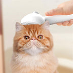 Cat & Dog Brush | Deshedding Brush with Soft Bristles | Gentle Grooming Tool for Sensitive Skin 1