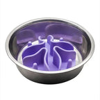 Dog Food Bowl Insert | Slow Feeding Spiral Design | Durable Silicone with Suction Cup 3