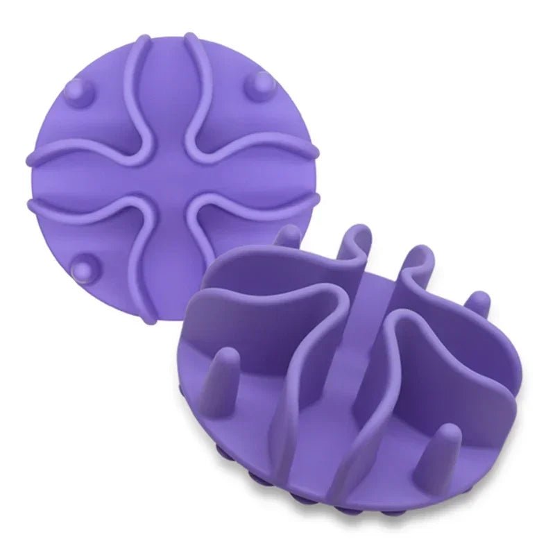 Dog Food Bowl Insert | Slow Feeding Spiral Design | Durable Silicone with Suction Cup 5