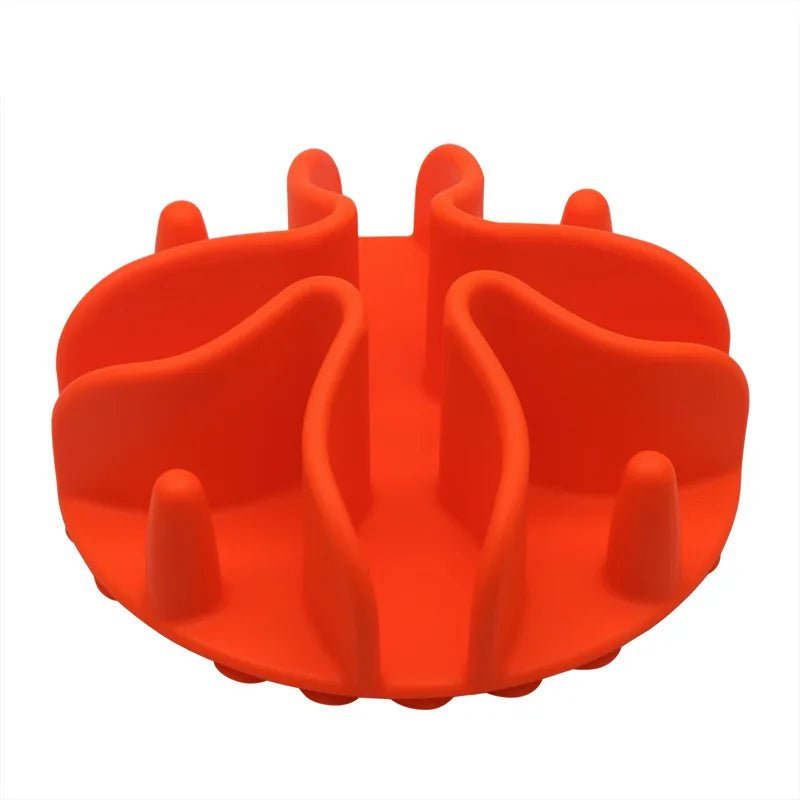 Dog Food Bowl Insert | Slow Feeding Spiral Design | Durable Silicone with Suction Cup 7