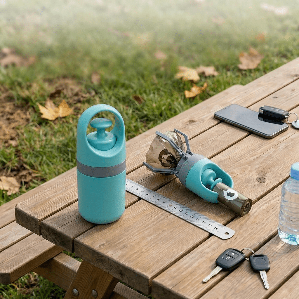 Dog Poop Scooper | Hands-Free Gripping Claw | Built-In Bag Holder for Easy Cleanup 5