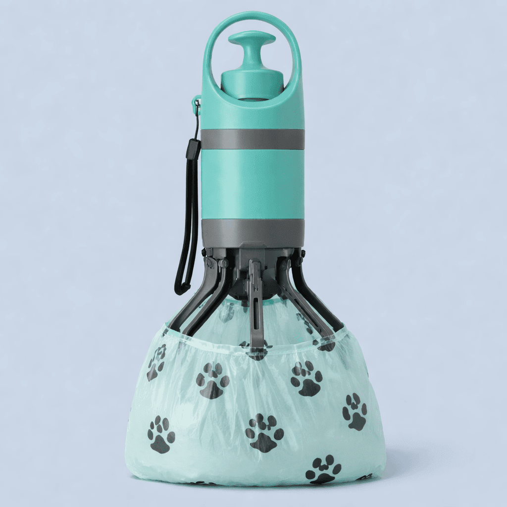 Dog Poop Scooper | Hands-Free Gripping Claw | Built-In Bag Holder for Easy Cleanup 7