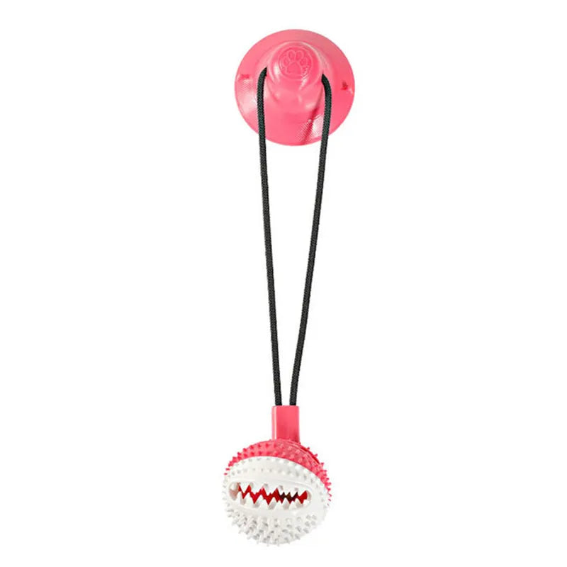 Red and white tug toy