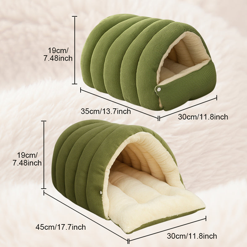 Small pet cave bed dimensions