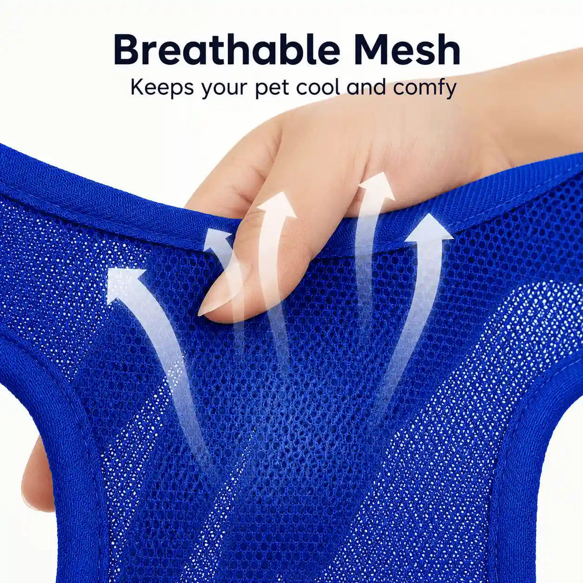 Breathable mesh grooming hammock