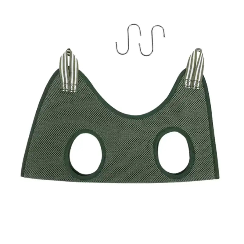 Khaki green grooming hammock