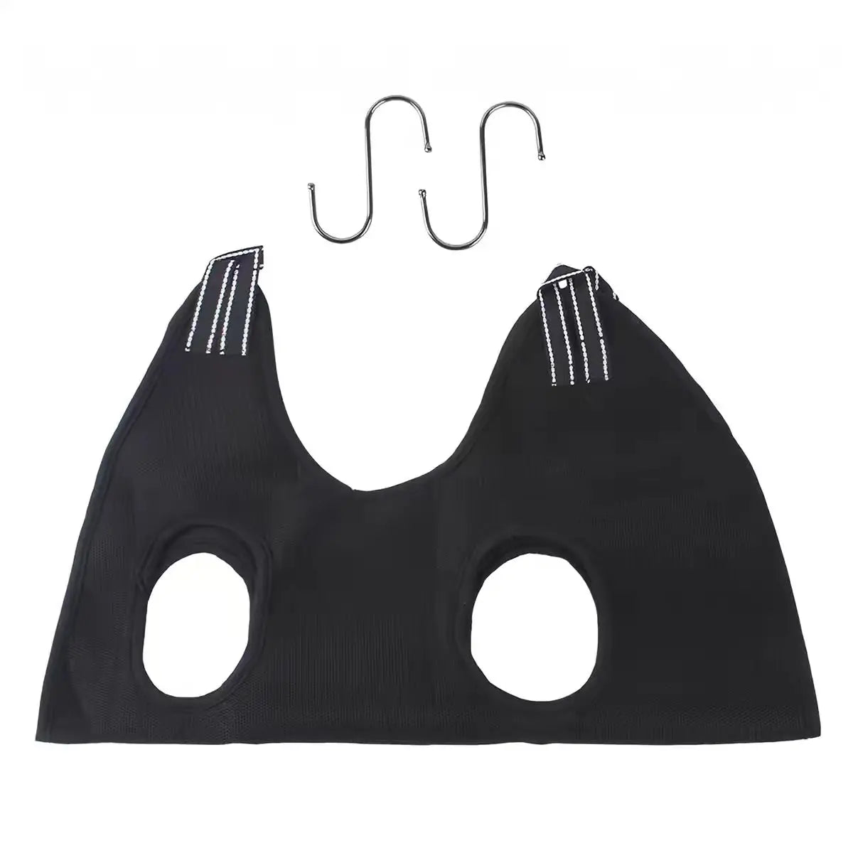 Black grooming hammock
