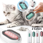 Pet brush in blue and pink