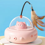 Automatic cat toy, pink