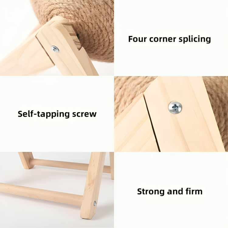 Screw-fixed corner joint detail