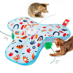 Interactive feather cat toy