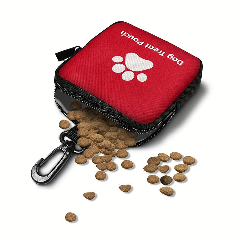 Red dog treat pouch