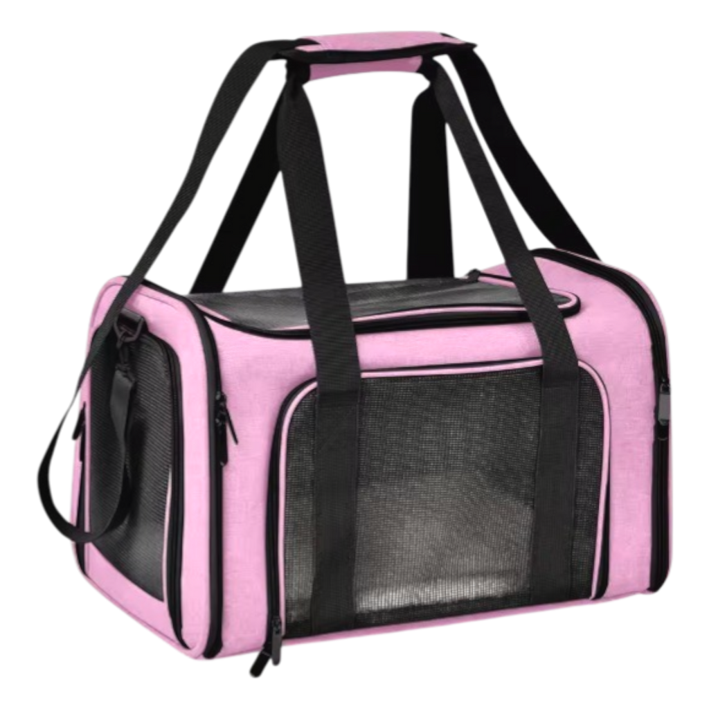 Airline Approved Dog Travel Bag - Breathable Mesh Carrier, Fits Under Seat – product photo 2