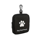 Dog treat pouch in use