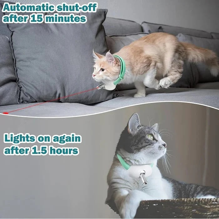 Laser collar automatic shut-off