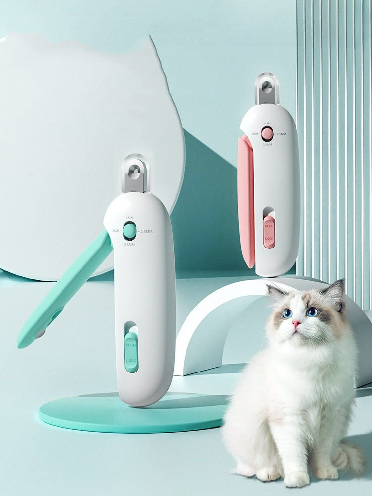 Pet nail clipper in blue