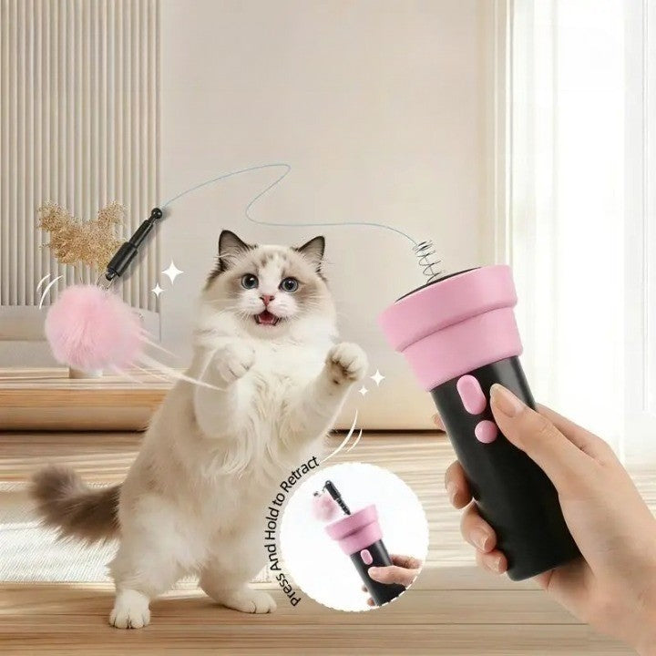 Cat chasing wand lure