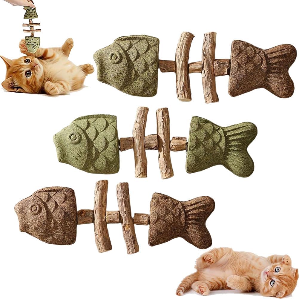 Fish bone chew toy detail
