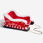 Sleigh bed by the Christmas tree