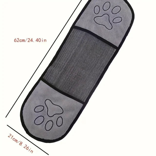 Pet towel dimensions 21 x 62 cm