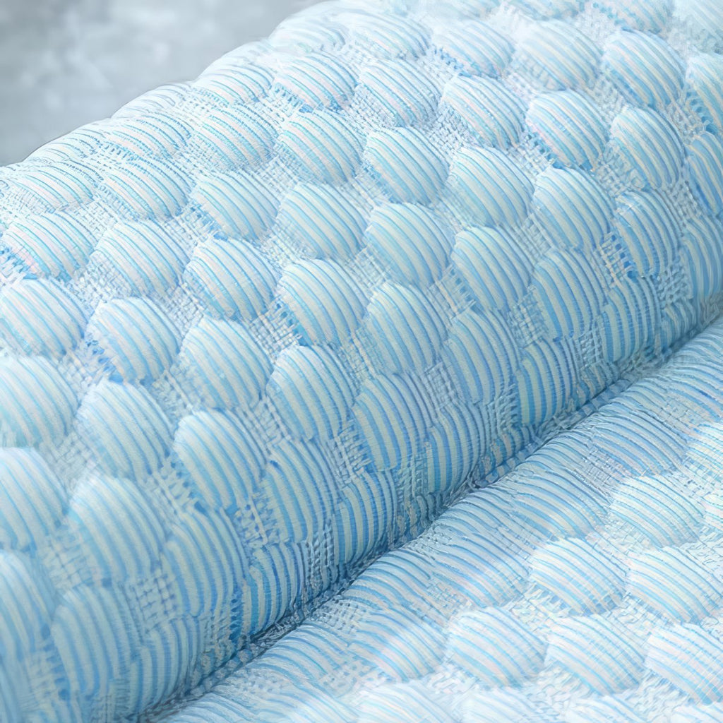 Cooling dog bed with non-slip base