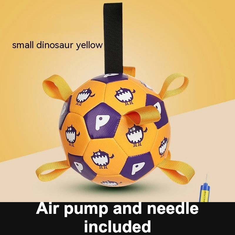 Inflatable dog football, small dinosaur yellow