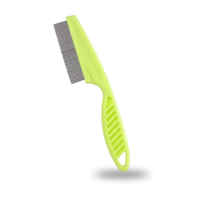 Light green pet grooming comb
