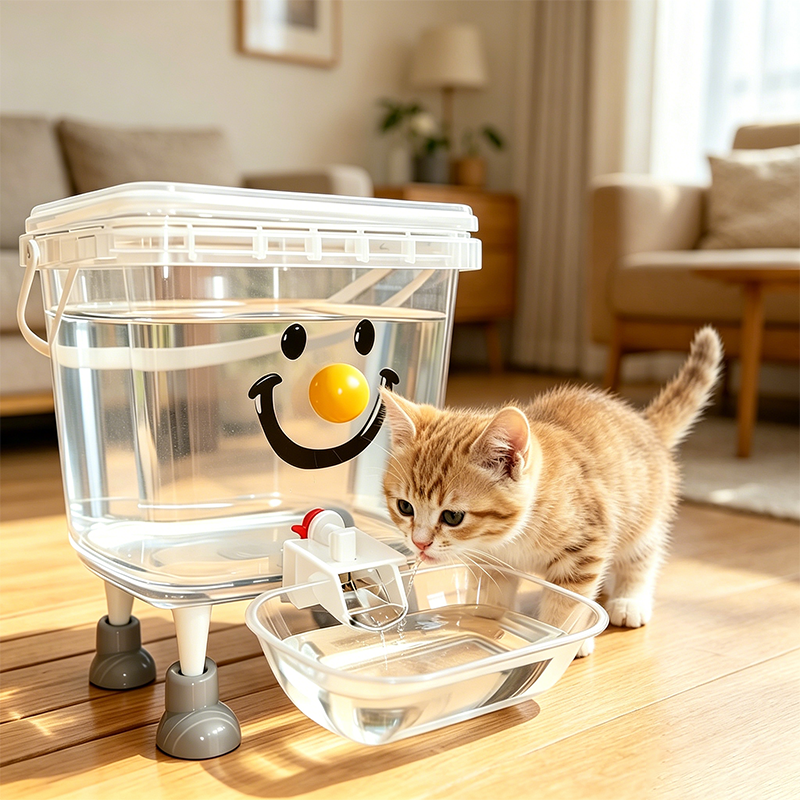 Transparent water tank