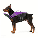 Dog life jacket on dog