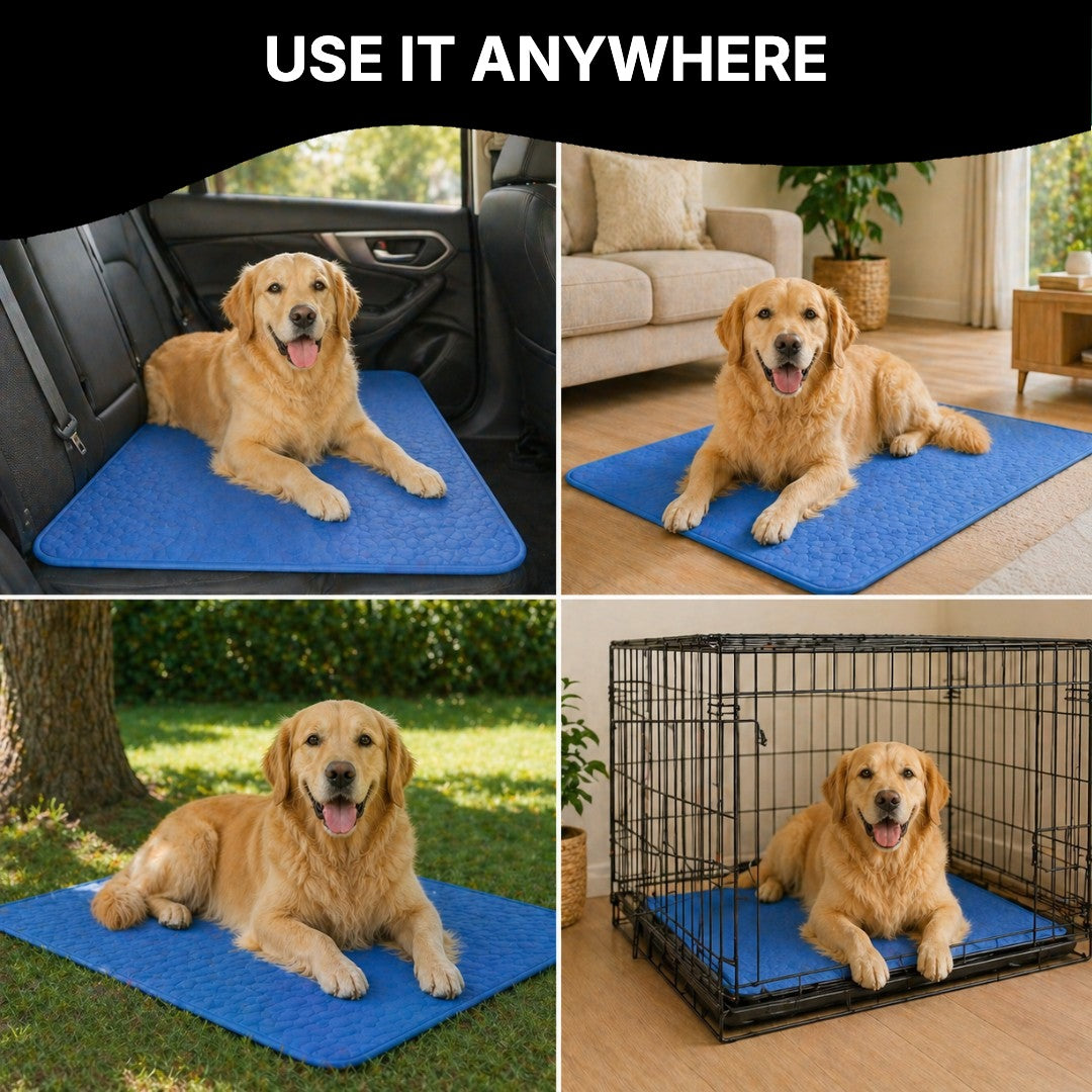 Cooling mat used in the car, living room, garden and crate