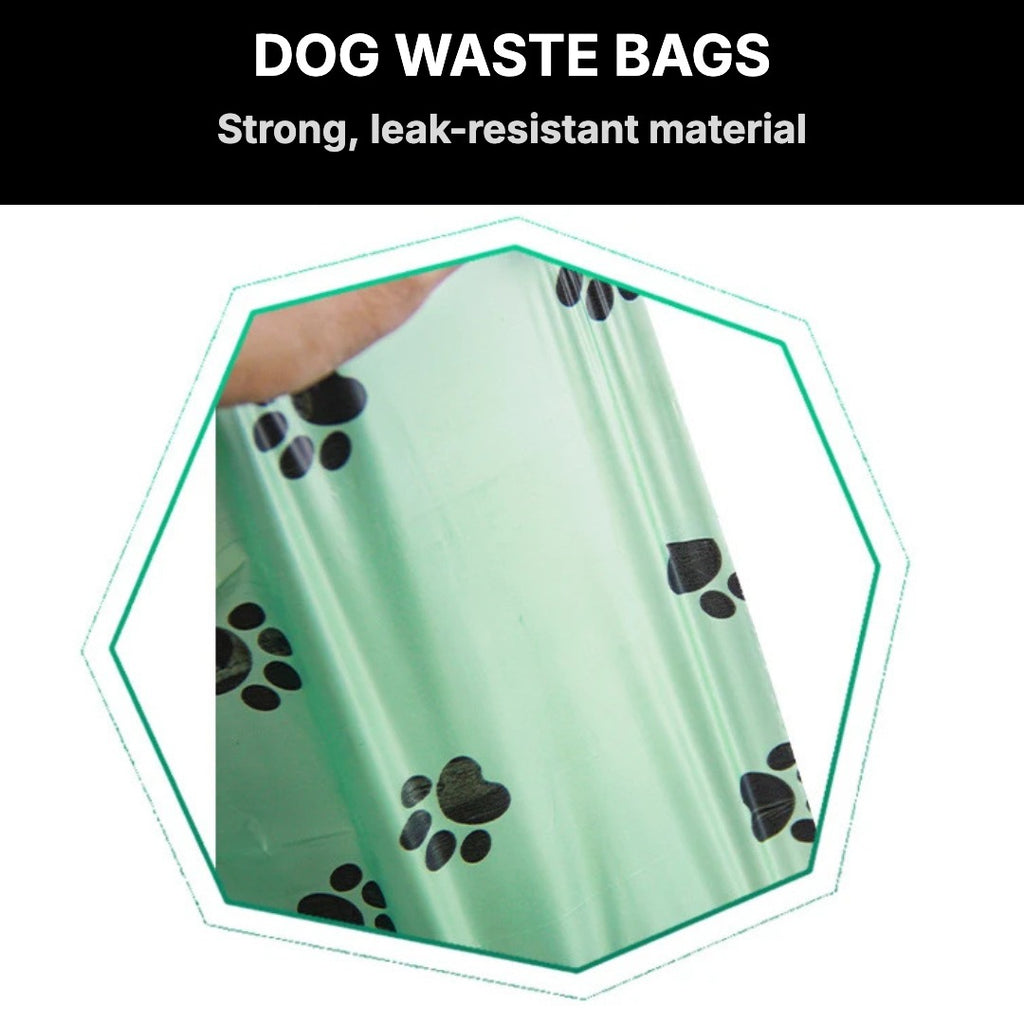 Close-up of a strong dog waste bag