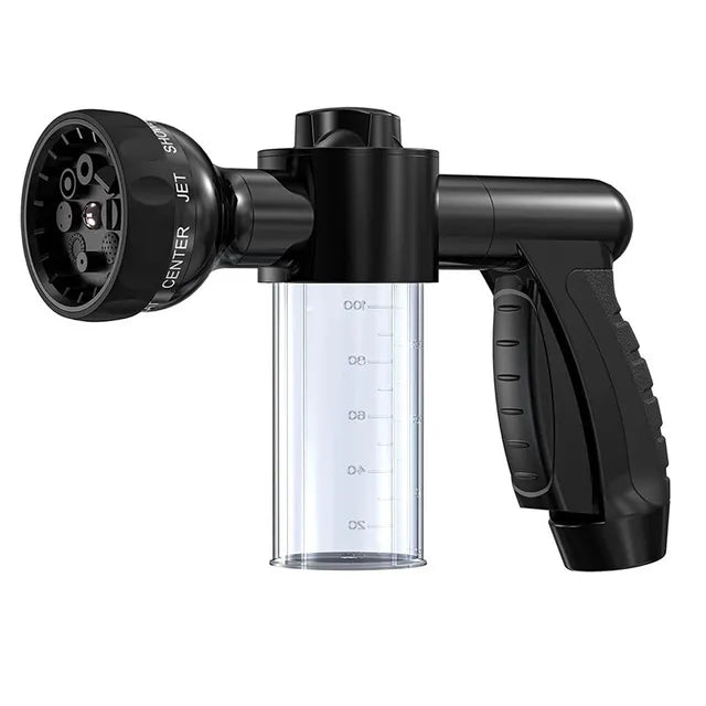 Dog wash hose sprayer – black