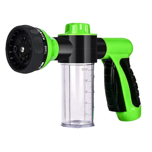 Dog wash hose sprayer – green