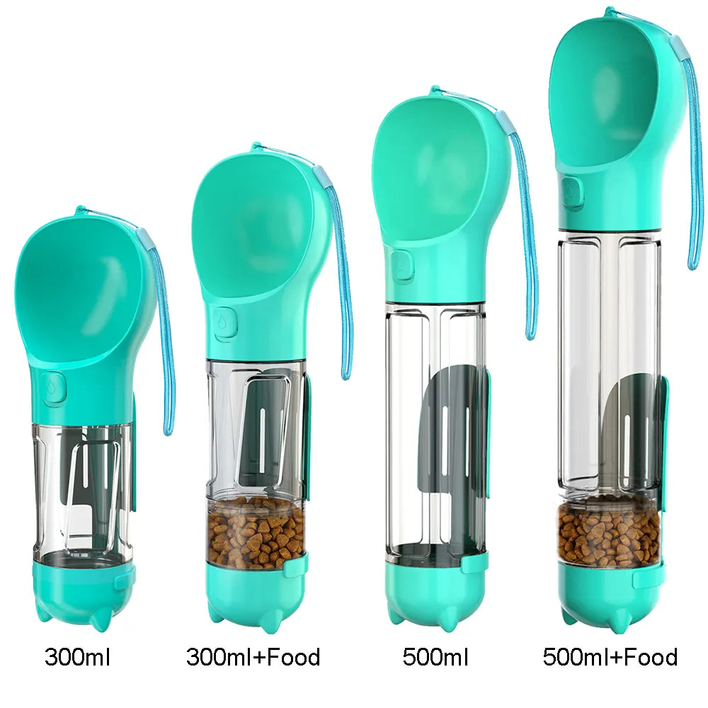 Dog water bottle available in 300 ml and 500 ml