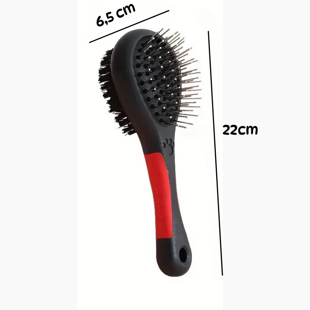 Pet brush dimensions: 22 cm long