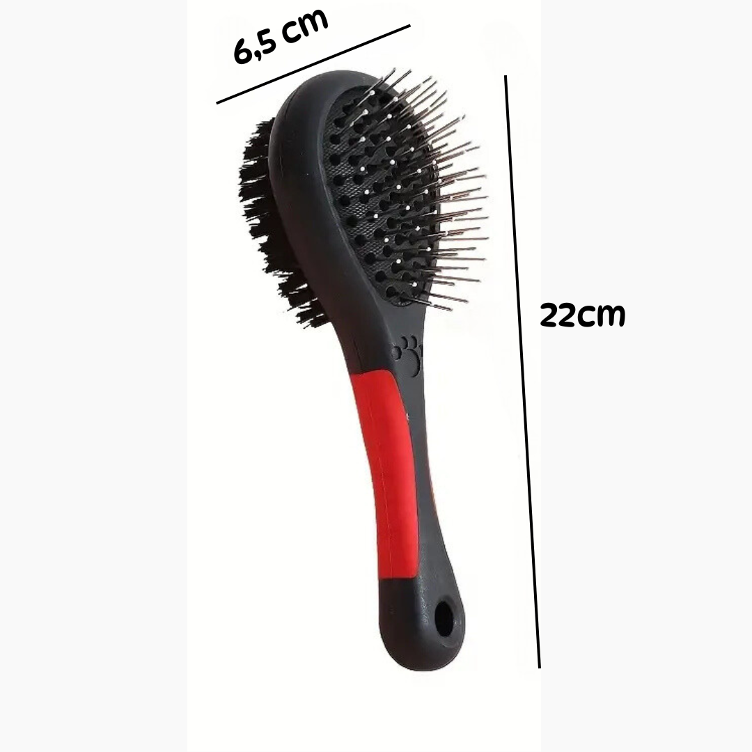 Pet brush dimensions: 22 cm long