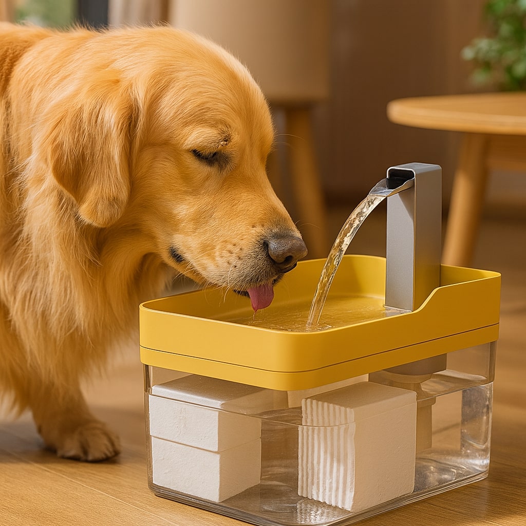 Automatic pet water fountain
