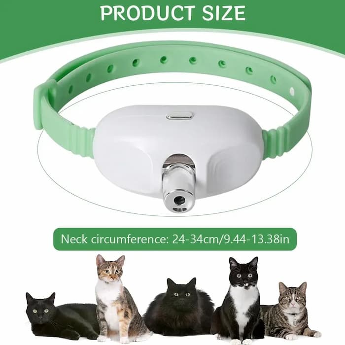 Laser collar neck size guide
