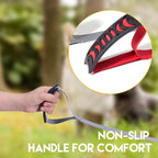Comfort grip handle of the dog toy